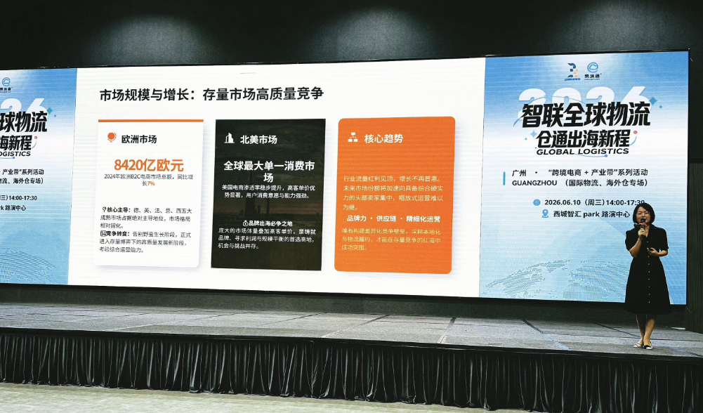 环至美深耕欧美物流,亮相智联全球物流·仓通出海新程会 环至美深耕欧美物流,亮相智联全球物流·仓通出海新程会